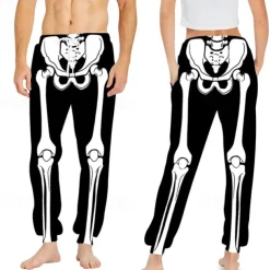 Halloween Skull Skeleton Outfits Hoodie Tracksuit Anime 3D Graphic For Couple's Men's Women's Adults' Halloween Carnival Masquerade 3D Print Casual Daily