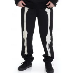 Halloween Skull Skeleton Jogger Pants Sweatpants Anime 3D Graphic For Couple's Men's Women's Adults' Halloween Carnival Masquerade 3D Print Party Halloween