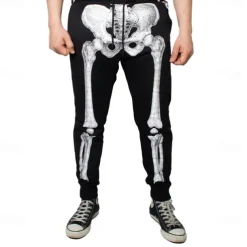 Halloween Skull Skeleton Jogger Pants Sweatpants Anime 3D Graphic For Couple's Men's Women's Adults' Halloween Carnival Masquerade 3D Print Party Halloween