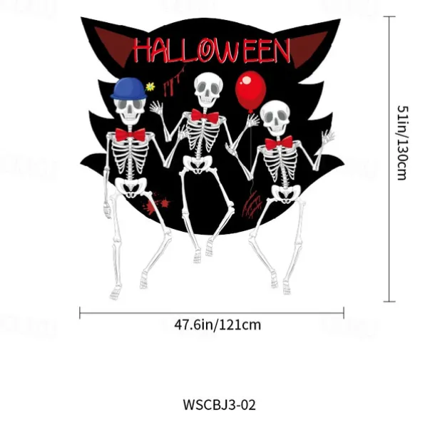 Halloween Trunk Treat Car Banner Car Decoration,Ghost Halloween Decorations Halloween Fabric Car Decoration Halloween Car Trunk Decoration Ghost Pumpkin Wall Covering