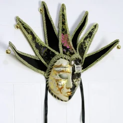 Halloween Venetian Mask Volto Larva Carnival Mask Full Face Adults' Men's Halloween Carnival Mardi Gras Party Masquerade Carnival of Venice Easy Halloween Costumes Dress Up