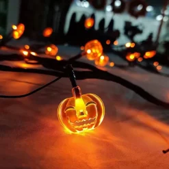 Halloween Willow Vine String Lights LED Pumpkin Bat Branches Garland Holiday Light for Halloween Indoor Outdoor Halloween Party Decor Lighting AA Battery Power