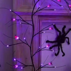 Halloween Willow Vine String Lights LED Pumpkin Bat Branches Garland Holiday Light for Halloween Indoor Outdoor Halloween Party Decor Lighting AA Battery Power