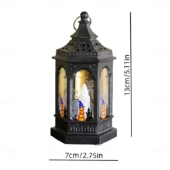 Halloween Wind Lantern Handheld Pumpkin Lantern Skeleton Decoration Candle Lantern Decoration Decoration Decoration Decoration DecorationFun props