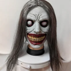 Halloween Witch Scary Smiling Demons Mask Halloween Props Adults' Men's Women's Unisex Horror Scary Costume Halloween Carnival Easy Carnival Costume for Walpurgis Night
