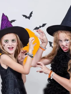 Halloween-Themed Silicone Wristbands – Assorted Colors and Designs for Trick-or-Treat Parties, Events, and Gifts