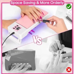 Hand Pillow Comfortable Portable Foldable Polish Gel Phototherapy Lamp Led UV Dryers Nail Accessories Equipment Nails Art Tools