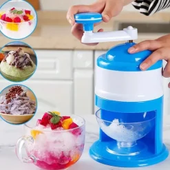 Hand-cranked Ice Machine Hand-operated Fruit Smoothie Machine Mini-home Small Ice Breaker
