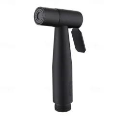 Handheld Bidet Sprayer Kit Black Shower Bath Water Faucet Toilet Spray Bathroom