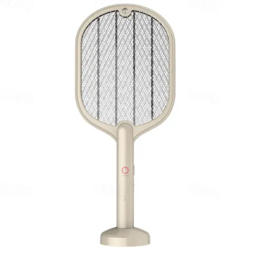 Handheld Electric Mosquito Swatter – Rechargeable Fly Zapper Racket for Indoor Household Insect Control