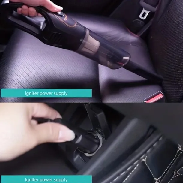 Handheld Wet & Dry Cordless Vacuum Cleaner Lightweight Household Stick Vacuum With Strong Suction Portable Rechargeable Handheld Vacuum For Hard Floor Stairs Sofa Home Car Outdoor Tents