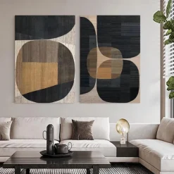 Handmade Black Wall Art Black oil painting hand painted wall art Wabi-Sabi oil painting Wall Art Black Abstract art Black wall decor Black Textured painting Wall Art ready to hang or canvas