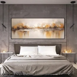 Handmade Oil Painting Canvas Wall Art Decoration Modern Abstract for Home Decor Rolled Frameless Unstretched Painting