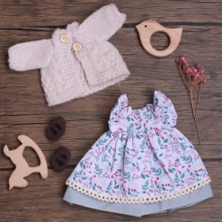 Handmade Waldorf Doll Clothes Set for 12 inch Doll Handmade Muppet Doll for Christmas Gifts