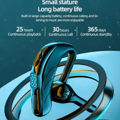 Hands Free Telephone Driving Headset Ear Hook Bluetooth 5.2 Waterproof Sports Built-in Mic for Apple Samsung Huawei Xiaomi MI Fitness Camping / Hiking Running Mobile Phone Office Business