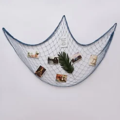 Hanging Ornaments Mediterranean Decorative Fishing Net Thick Line Hemp Rope Shell Net Photography Props Kindergarten Background Wall