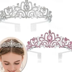Happy Birthday Wedding Queen Tiara for Women Birthday Crowns for Women Tiaras for Women Happy Birthday Sash Birthday Party Supplies Women Birthday Decorations for Women Birthday Party Favors for Women