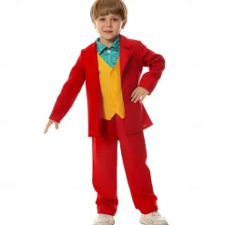 Harley Quinn Joker Clown Halloween Outfits Halloween Group Family Costumes Joker: Folie à Deux Movie / TV Theme Costumes Kid's Boys' Girls' Carnival Party Easy Halloween Costumes Dress Up