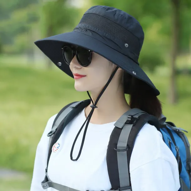 Hat Sun Hat Bucket Hat Packable UV Protection Breathable for Cotton Summer Spring