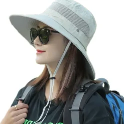 Hat Sun Hat Bucket Hat Packable UV Protection Breathable for Cotton Summer Spring