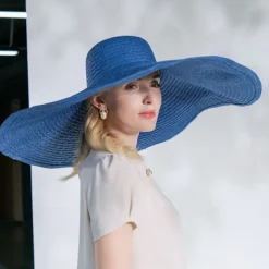Hats Fiber Bowler / Cloche Hat Bucket Hat Straw Hat Beach Melbourne Cup Elegant & Luxurious Boho With Pure Color Headpiece Headwear