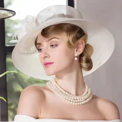 Hats Flax Fiber Bowler / Cloche Hat Bucket Hat Sun Hat Wedding Tea Party Elegant Wedding With Feather Bowknot Headpiece Headwear