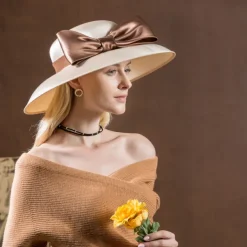 Hats Headwear Plain Twill Bowler / Cloche Hat Sun Hat Wedding Valentine's Day Kentucky Derby Horse Race Melbourne Cup Glam Elegant & Luxurious Romantic With Butterfly Splicing Headpiece Headwear