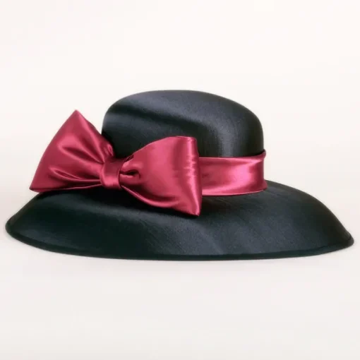Hats Headwear Plain Twill Bowler / Cloche Hat Sun Hat Wedding Valentine's Day Kentucky Derby Horse Race Melbourne Cup Glam Elegant & Luxurious Romantic With Butterfly Splicing Headpiece Headwear