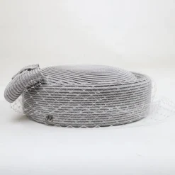 Hats Tulle Fiber Bowler / Cloche Hat Straw Hat Wedding Tea Party Elegant Wedding With Bowknot Tulle Headpiece Headwear