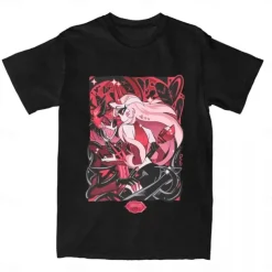 Hazbin Hotel Alastor T-shirt Anime Graphic For Men's Adults' Masquerade Hot Stamping Casual Daily