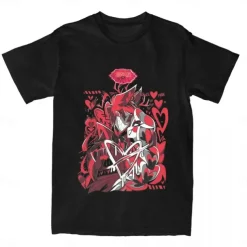 Hazbin Hotel Alastor T-shirt Anime Graphic For Men's Adults' Masquerade Hot Stamping Casual Daily