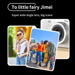 HD Digital Cameras 4K 1080p Easy to Use Rotatable 2.4 Lcd Screen CCD Camera