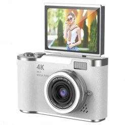 HD Digital Cameras 4K 1080p Easy to Use Rotatable 2.4 Lcd Screen CCD Camera