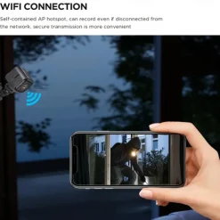 HD night vision mini portable DV camera outdoor riding wide-angle mobile phone wifi camera police law enforcement recorder