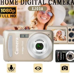 HD 1080P Home Digital Camera Camcorder 16MP Digital SLR Camera 4X Digital Zoom with 1.77 Inch LCD Screen
