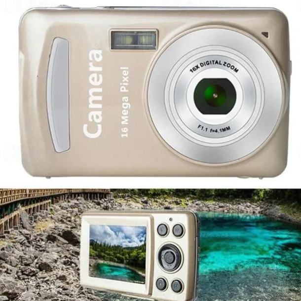 HD 1080P Home Digital Camera Camcorder 16MP Digital SLR Camera 4X Digital Zoom with 1.77 Inch LCD Screen