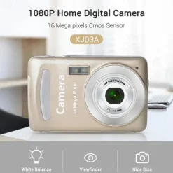 HD 1080P Home Digital Camera Camcorder 16MP Digital SLR Camera 4X Digital Zoom with 1.77 Inch LCD Screen