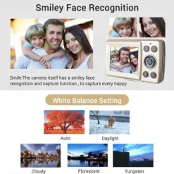 HD 1080P Home Digital Camera Camcorder 16MP Digital SLR Camera 4X Digital Zoom with 1.77 Inch LCD Screen