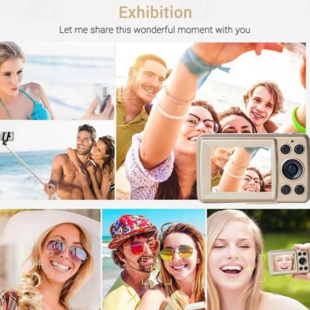 HD 1080P Home Digital Camera Camcorder 16MP Digital SLR Camera 4X Digital Zoom with 1.77 Inch LCD Screen