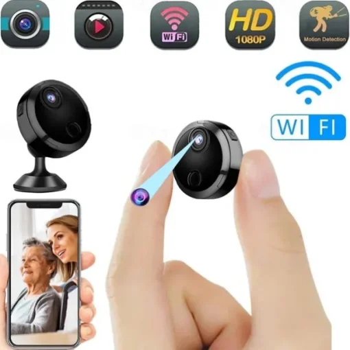 HDQ15 Mini Camera Surveillance IP Wifi HD 1080P Night Vision Remote Smart Home Micro Security Protection Baby Monitor Cameras
