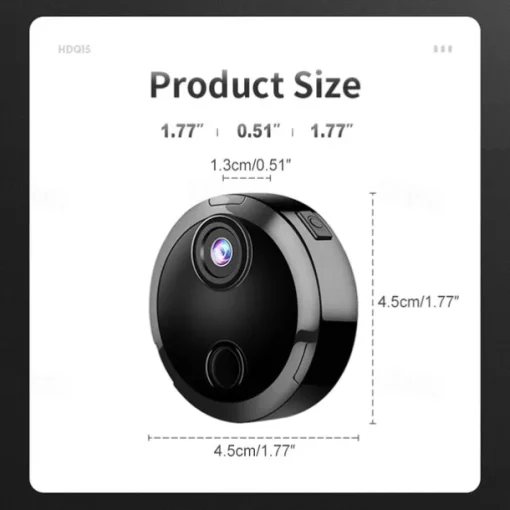 HDQ15 Mini Camera Surveillance IP Wifi HD 1080P Night Vision Remote Smart Home Micro Security Protection Baby Monitor Cameras
