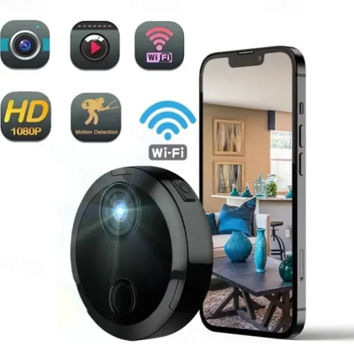 HDQ15 Mini Camera Surveillance IP Wifi HD 1080P Night Vision Remote Smart Home Micro Security Protection Baby Monitor Cameras