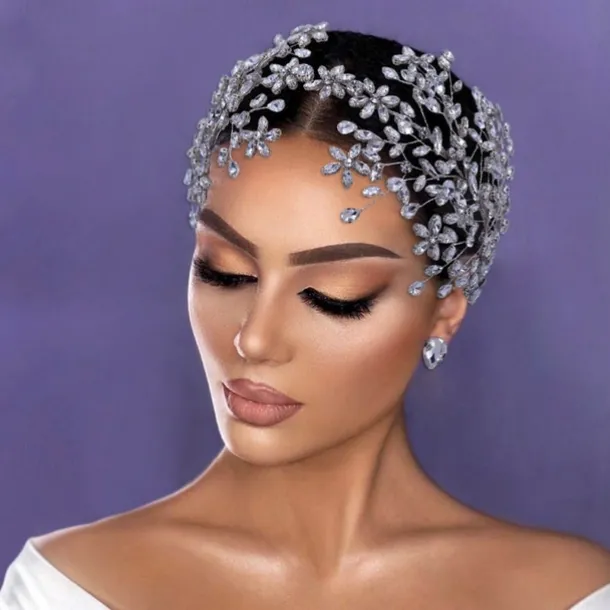 Headbands Alloy Wedding Church Elegant Bridal With Crystals Headpiece Headwear dress to impress