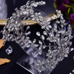 Headbands Alloy Wedding Church Elegant Bridal With Crystals Headpiece Headwear dress to impress