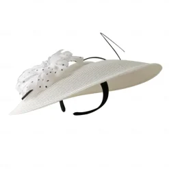 Headbands Hats Headwear Fiber Bowler / Cloche Hat Straw Hat Sun Hat Wedding Tea Party Elegant Wedding With Lace Side Headpiece Headwear