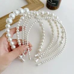 Headbands Imitation Pearl Alloy Party / Evening Holiday Classic Style Sweet With Imitation Pearl Headpiece Headwear
