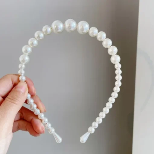 Headbands Imitation Pearl Alloy Party / Evening Holiday Classic Style Sweet With Imitation Pearl Headpiece Headwear