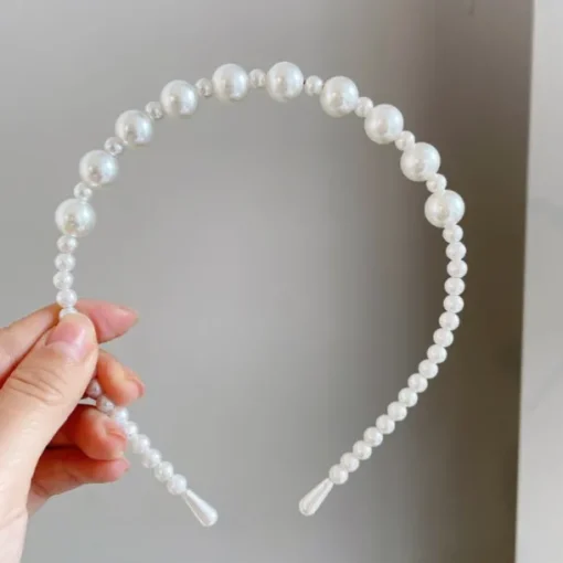 Headbands Imitation Pearl Alloy Party / Evening Holiday Classic Style Sweet With Imitation Pearl Headpiece Headwear