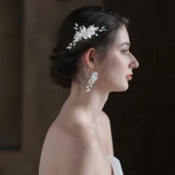 Headdress Alloy Wedding Elegant Wedding With Floral Headpiece Headwear