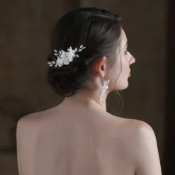 Headdress Alloy Wedding Elegant Wedding With Floral Headpiece Headwear